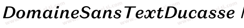 DomaineSansTextDucasse Medium字体转换